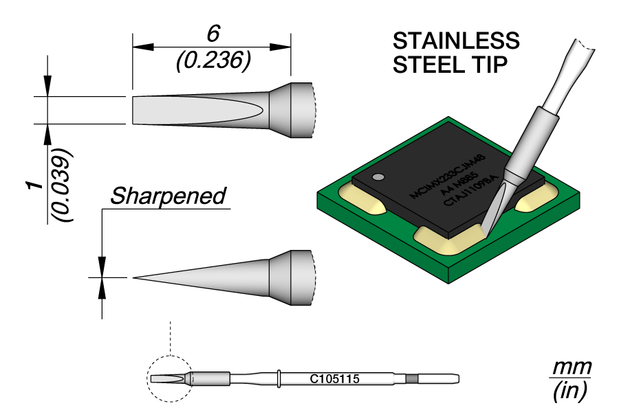 C105115 - Conformal Coating Removal Cartridge (not for soldering)